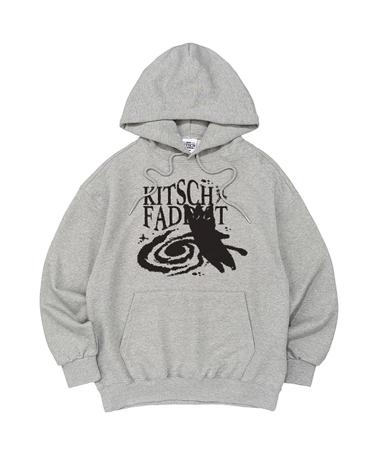 KITSCH CAT JUMPING HOOD TEE (MELANGE)