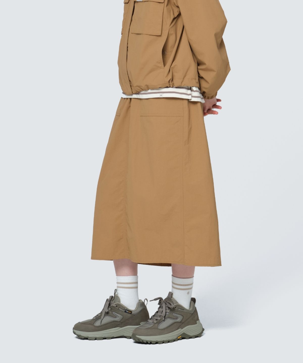 스노우피크 어패럴(SNOWPEAK APPAREL) 캠플 여성 스커트 (S24FWCSK13) Camel