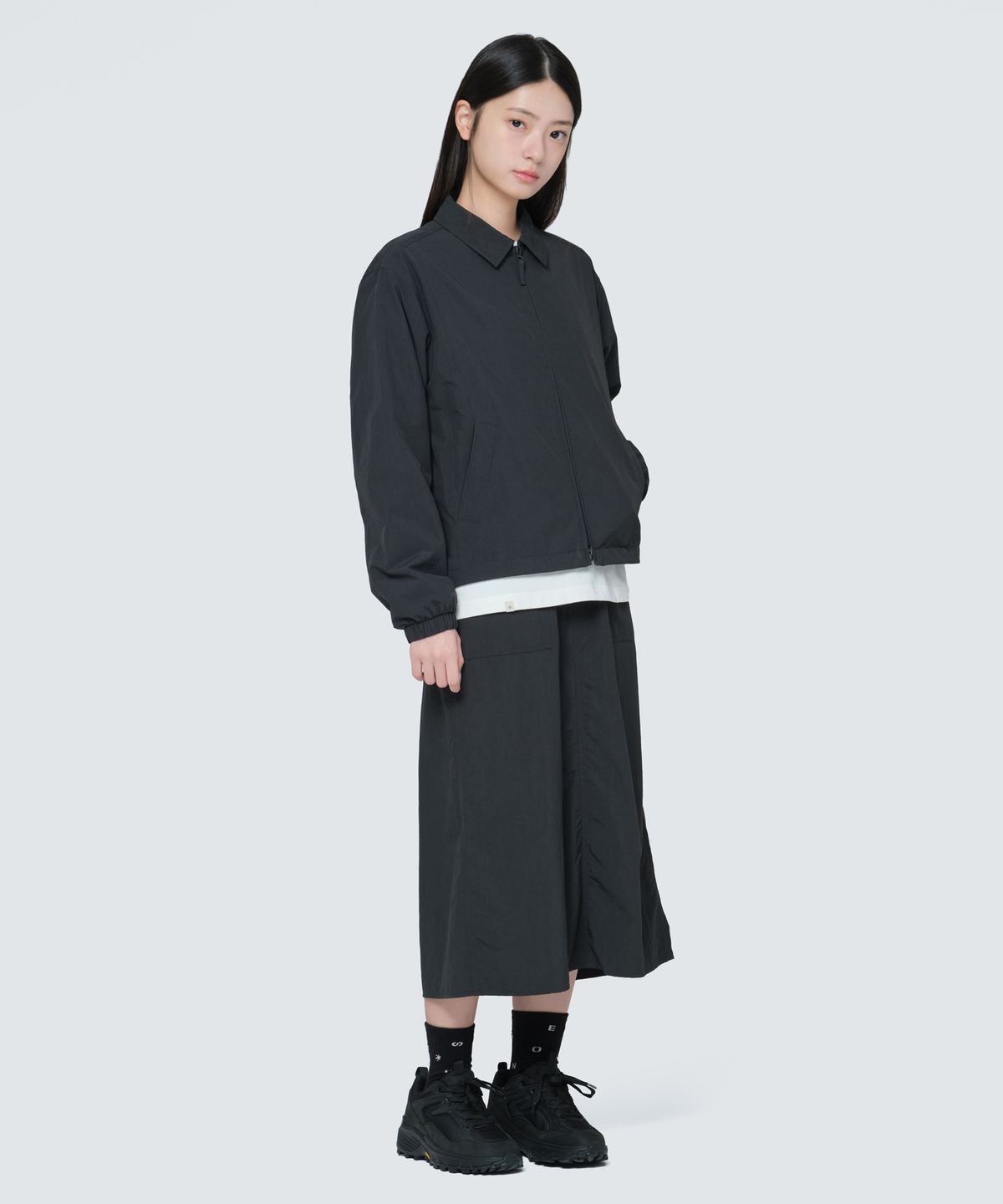스노우피크 어패럴(SNOWPEAK APPAREL) 캠플 여성 스커트 (S24FWCSK13) Dark Charcoal