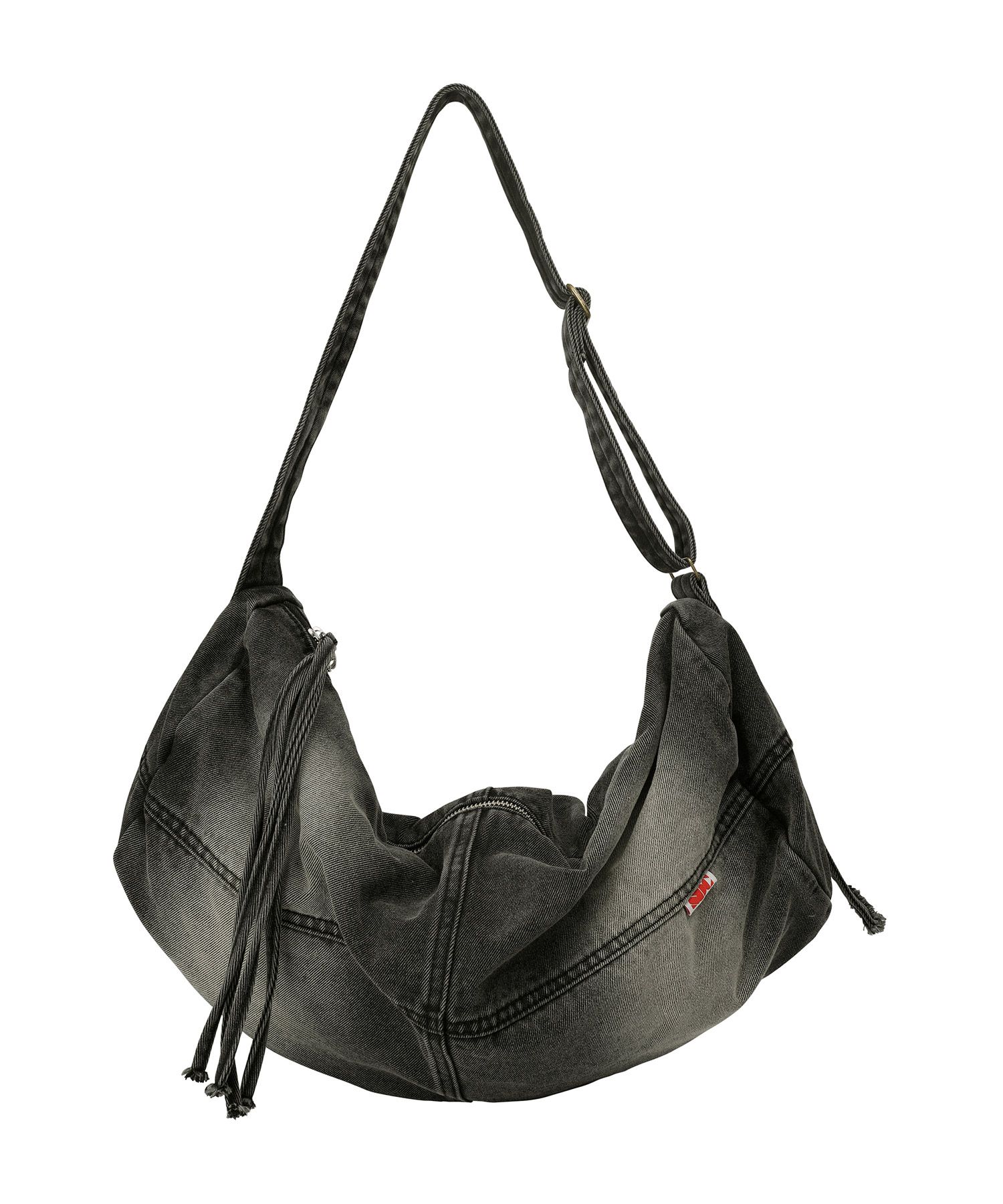 MUSINSA | SCULPTOR Vintage Brushed Denim Duffel Bag Washed Black