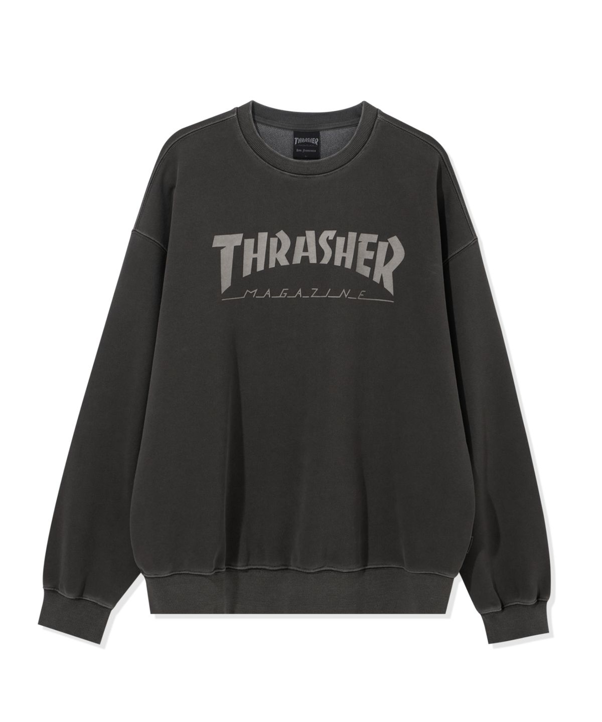 트레셔(THRASHER) 매거진 피그먼트 다잉 맨투맨 차콜