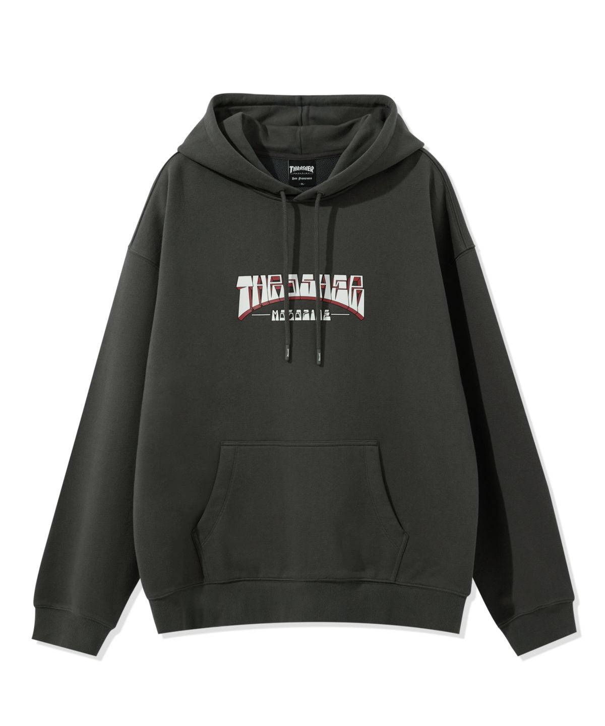 트레셔(THRASHER) 피르메 로고 후디 차콜
