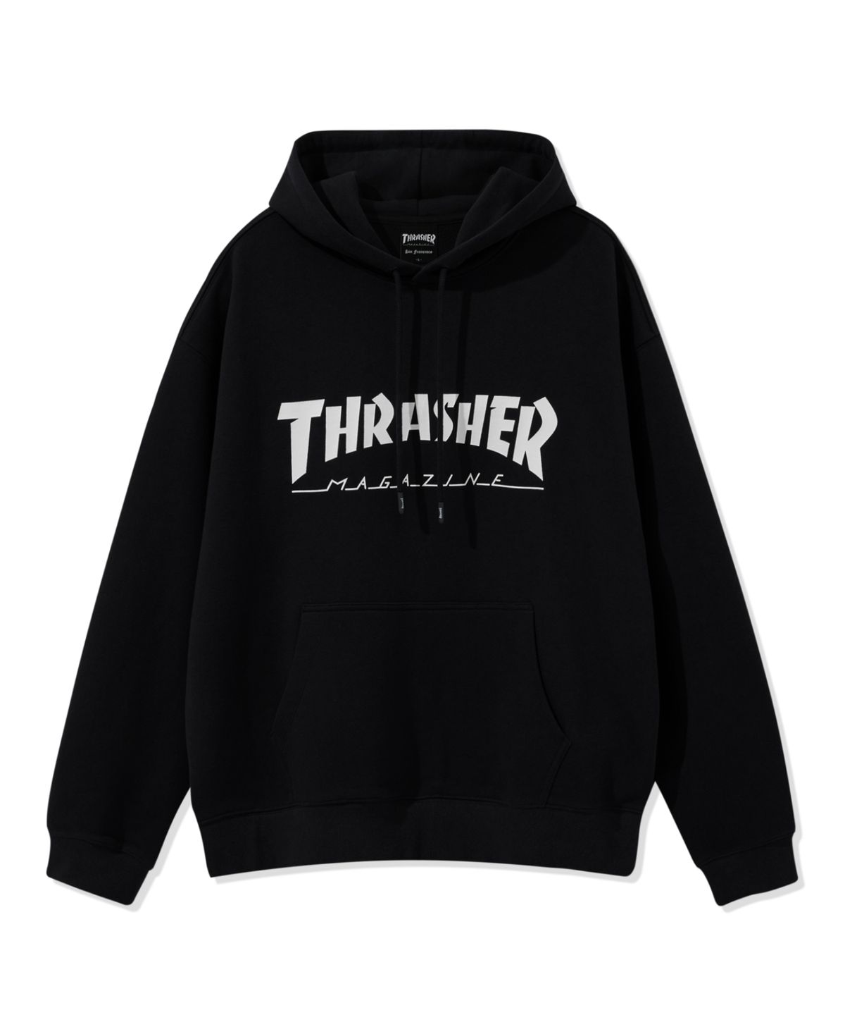 트레셔(THRASHER) 매거진 로고 후디 블랙