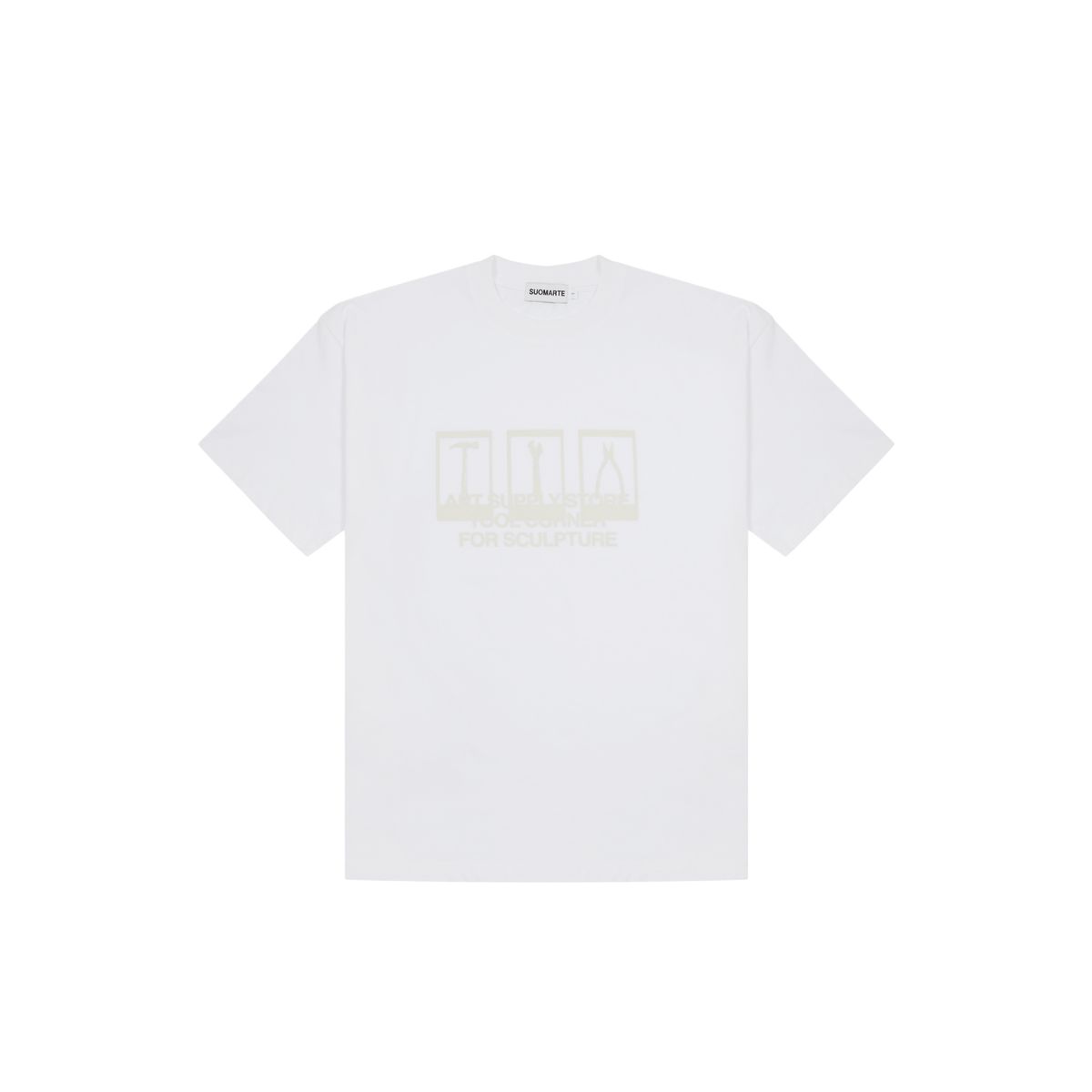수오마르떼(SUOMARTE) art supply store  t-shirt white