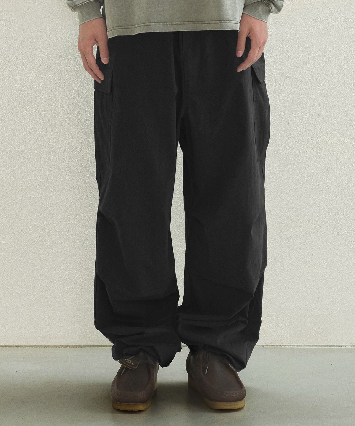 카네이테이(KANEITEI) U.S ARMY M-65 MILITARY PANTS (BLACK)