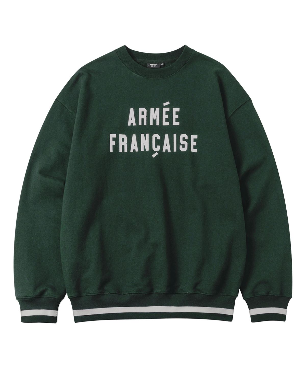 카네이테이(KANEITEI) ARMEE FRANCAISE CREWNECK (GREEN)