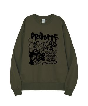 [기모/NO기모] ANGELDEM 오버핏 맨투맨 6 COLORS