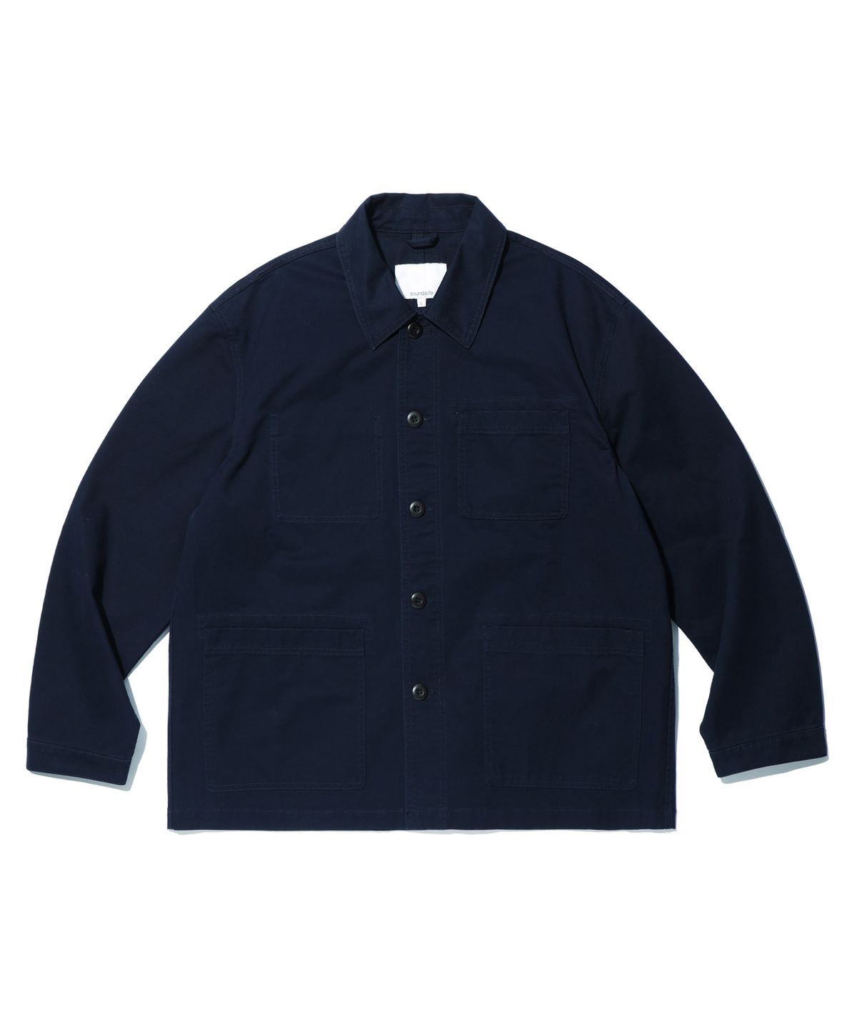사운즈라이프(SOUNDSLIFE) Moleskin 4P French Work Jacket Navy