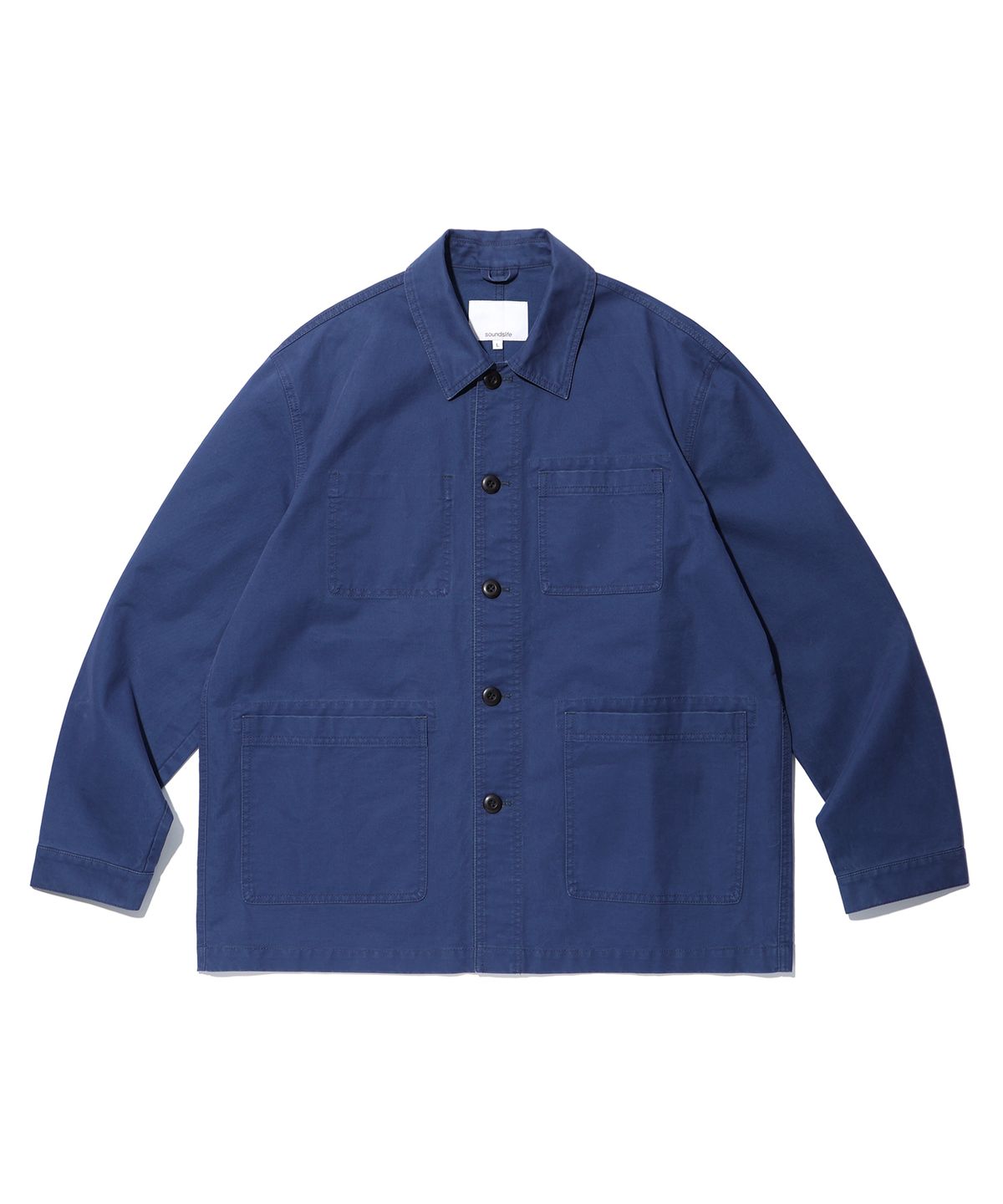 사운즈라이프(SOUNDSLIFE) Moleskin 4P French Work Jacket Blue