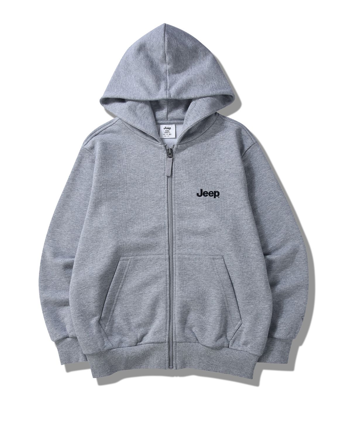 지프키즈(JEEPKIDS) 스몰 지프로고 후드 집업(KP5TZU002MG)