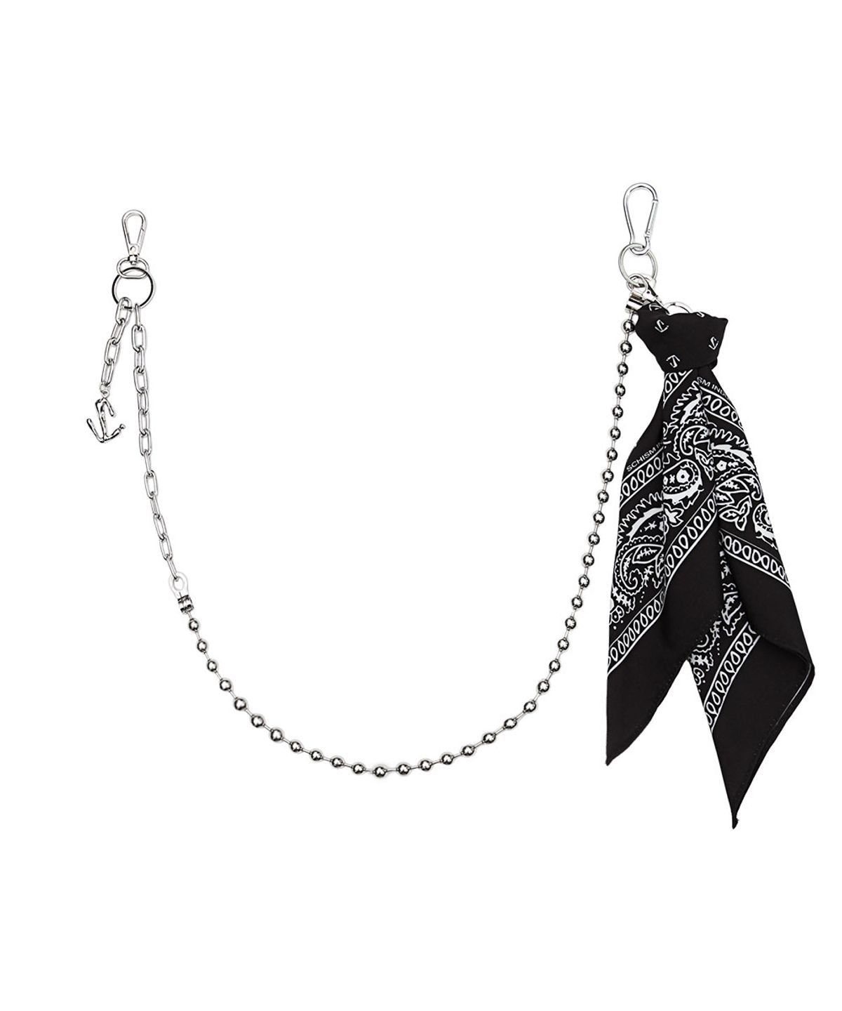 스키즘 인듀싱(SCHISM INDUCING) BANDANA CHAIN BLACK