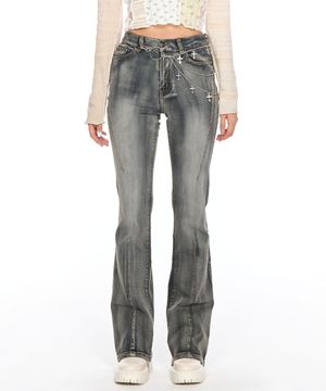 DARTS BOOTCUT JEANS GREY