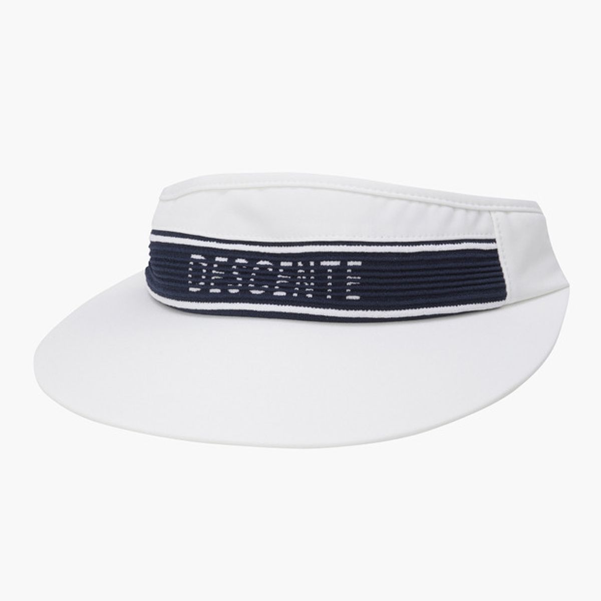 데상트 골프(DESCENTE GOLF) 여성 로고 와이드 선바이저 (DP32WFSV82)