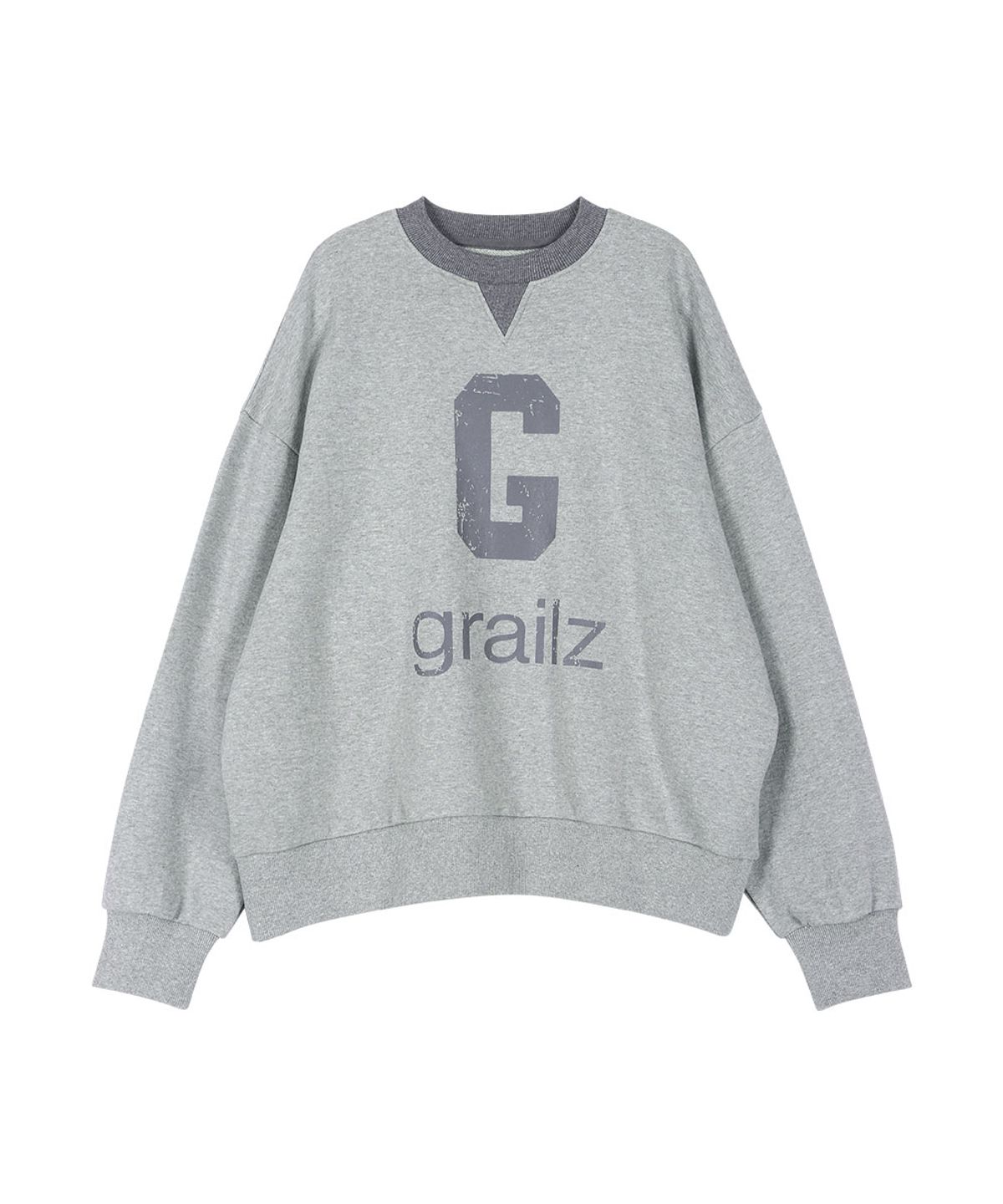 그레일즈(GRAILZ) VINTAGE G LOGO SWEATSHIRT [GREY]