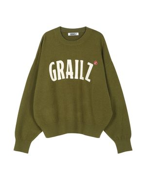 SIGNATURE HEART KNIT [OLIVE]
