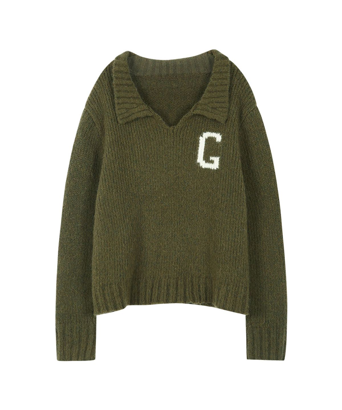 그레일즈(GRAILZ) G SPORTS KNIT POLO SWEATER [GREEN]