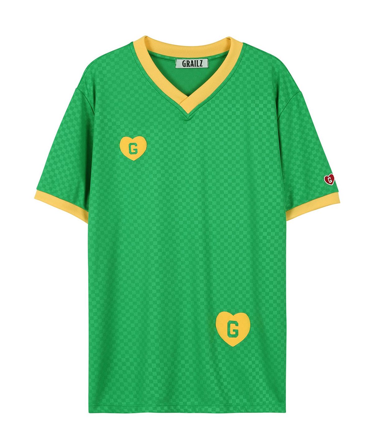 그레일즈(GRAILZ) HEART EMBLEM RETRO JERSEY [IRELAND GREEN]