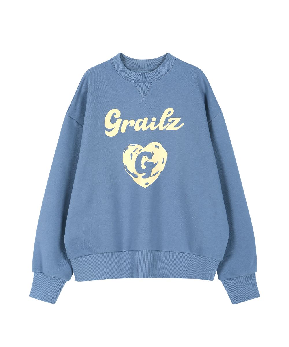 【GRAILZ】LOVE G SWEATSHIRT [SKY BLUE] MUSINSA | GRAILZ LOVE G SWEATSHIRT [SKY BLUE]