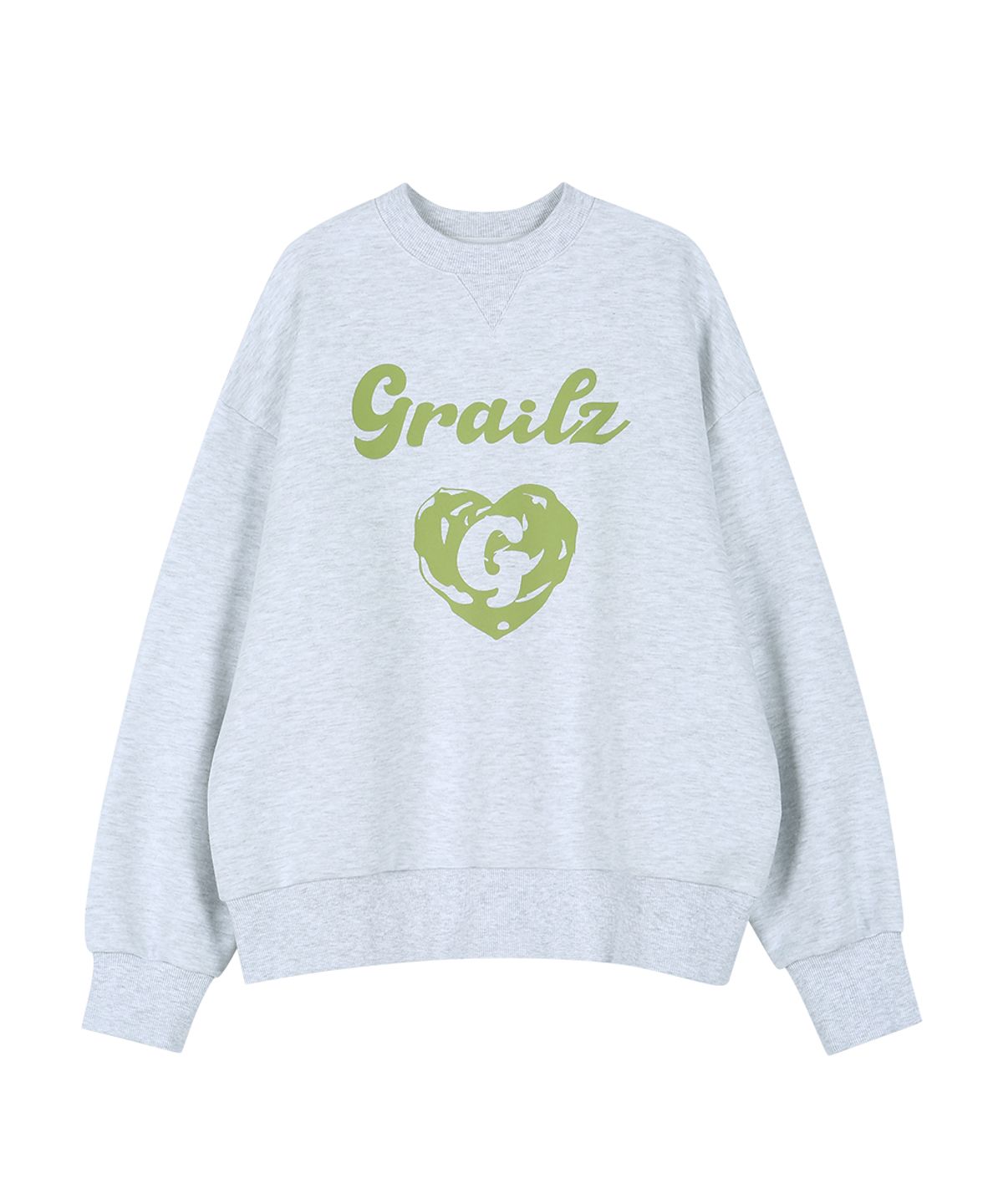 그레일즈(GRAILZ) LOVE G SWEATSHIRT [MELANGE GREY]