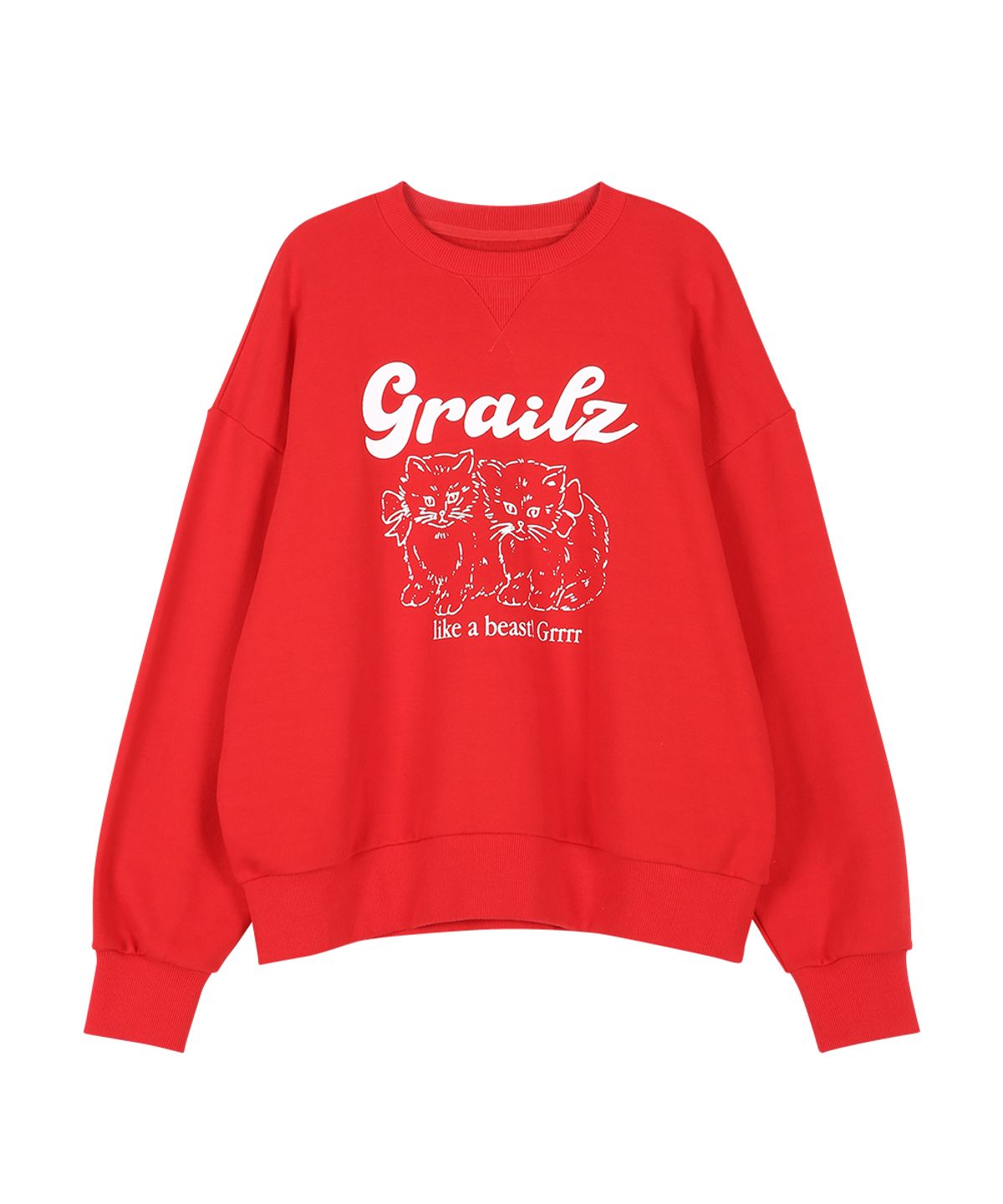 그레일즈(GRAILZ) NEKO DREAM SWEATSHIRT [RED]
