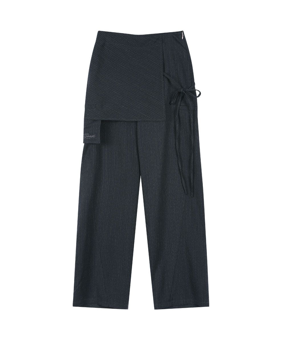 CLANE /PANTS LAYERED YAK MINISKIRT/ サイズ1