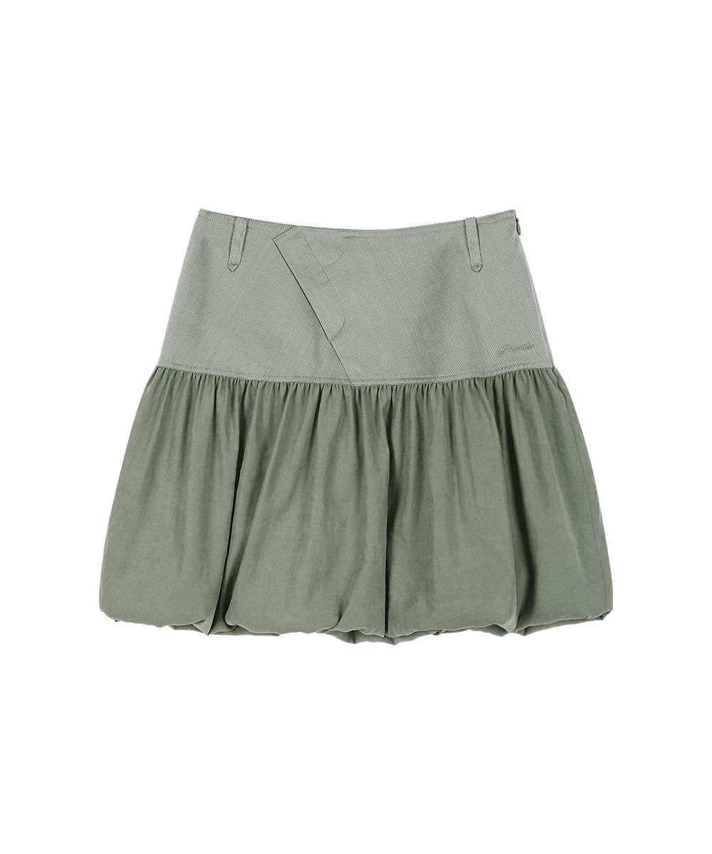 ◆GRAILZ◆ LAYERED PUFF SKIRT GREY GR24FWFB07GR MUSINSA | GRAILZ LAYERED PUFF SKIRT [GREY]