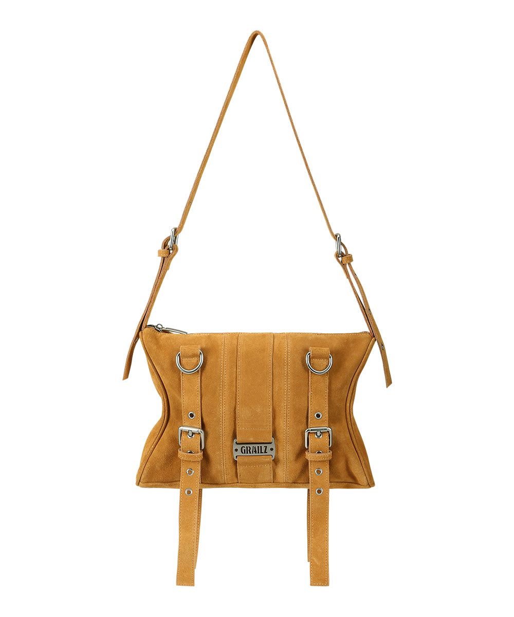 【GRAILZ】SUEDE BUCKLE BAG MUSINSA | GRAILZ SUEDE BUCKLE BAG [TAN]