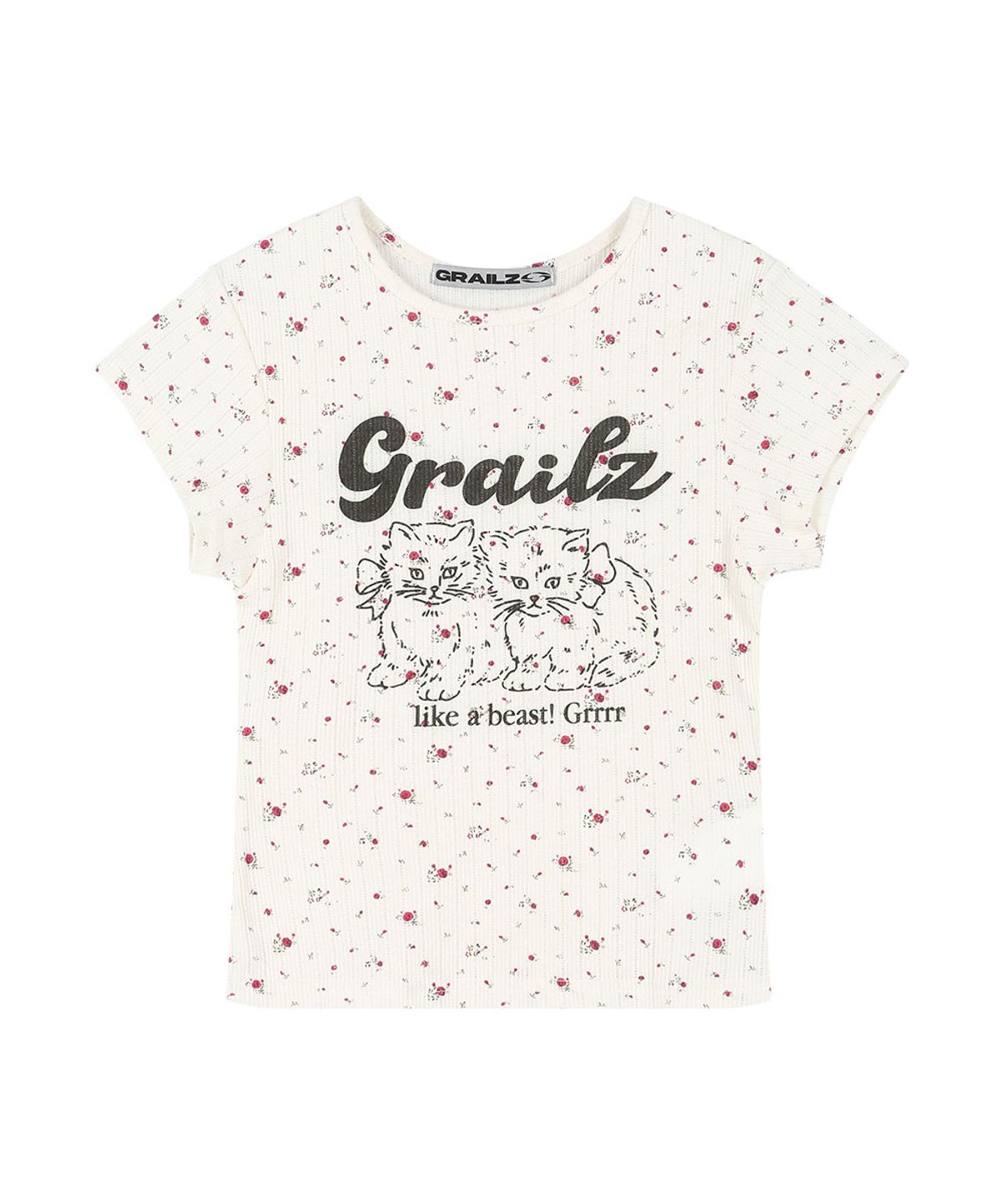 그레일즈(GRAILZ) NEKO DREAM BABY T-SHIRTS [FLOWER]
