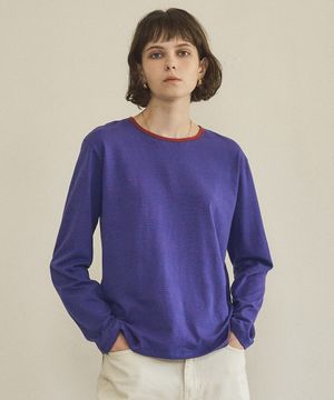 A3497 스트라이프 티셔츠_Blue