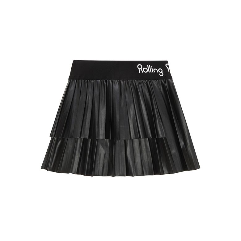 롤롤 뉴 엣지 레더스커트 블랙 Roll Roll New Edge Leather Skirt Black