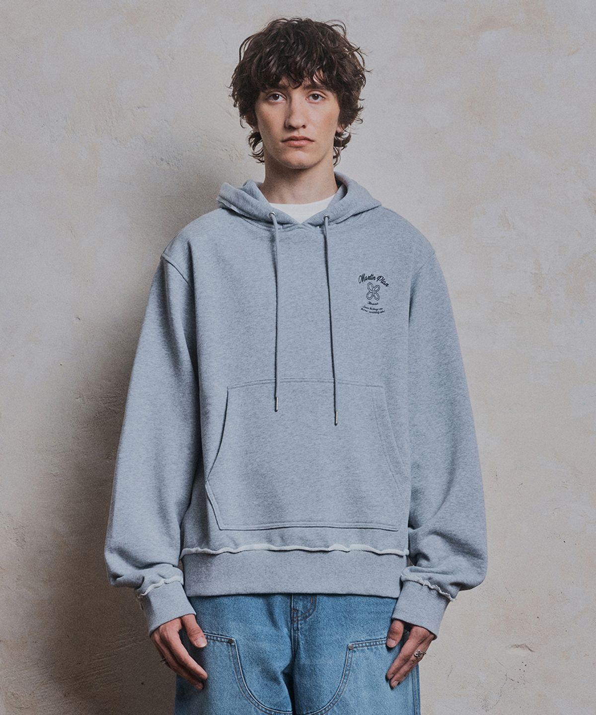 마틴플랜(MARTIN PLAN) Destination Cycla Hoodie - GREY