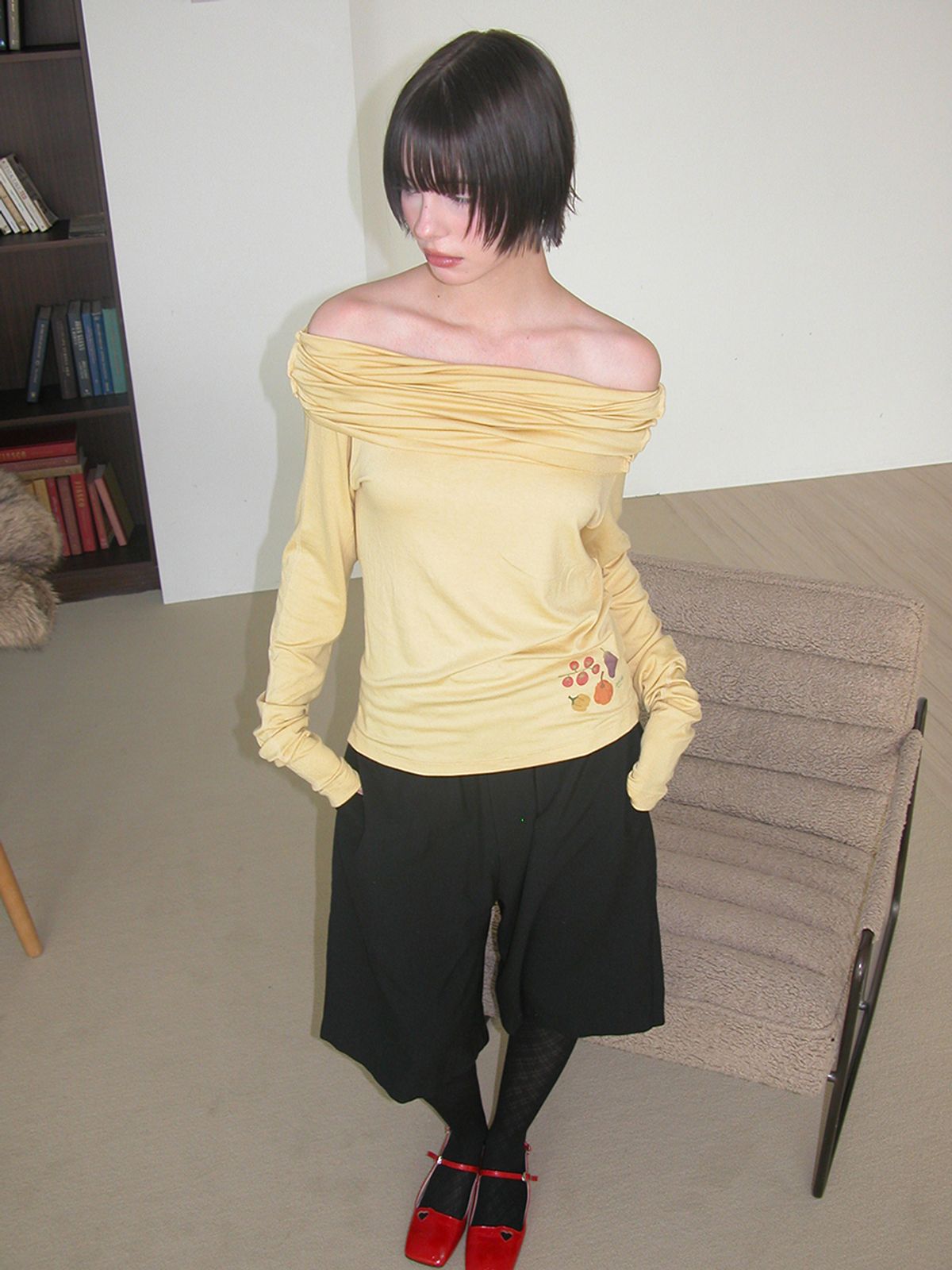 씨씨(SEASEE) Bermuda Pants,Black