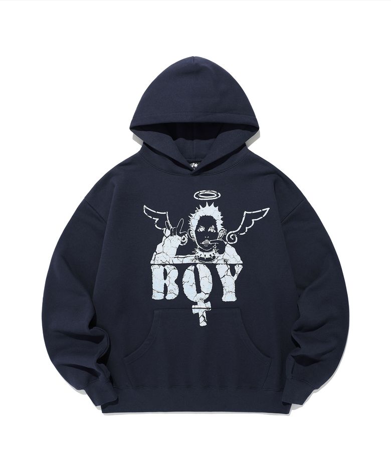 ANGEL BOY HOODIE_NAVY(NG2EFUM413A)