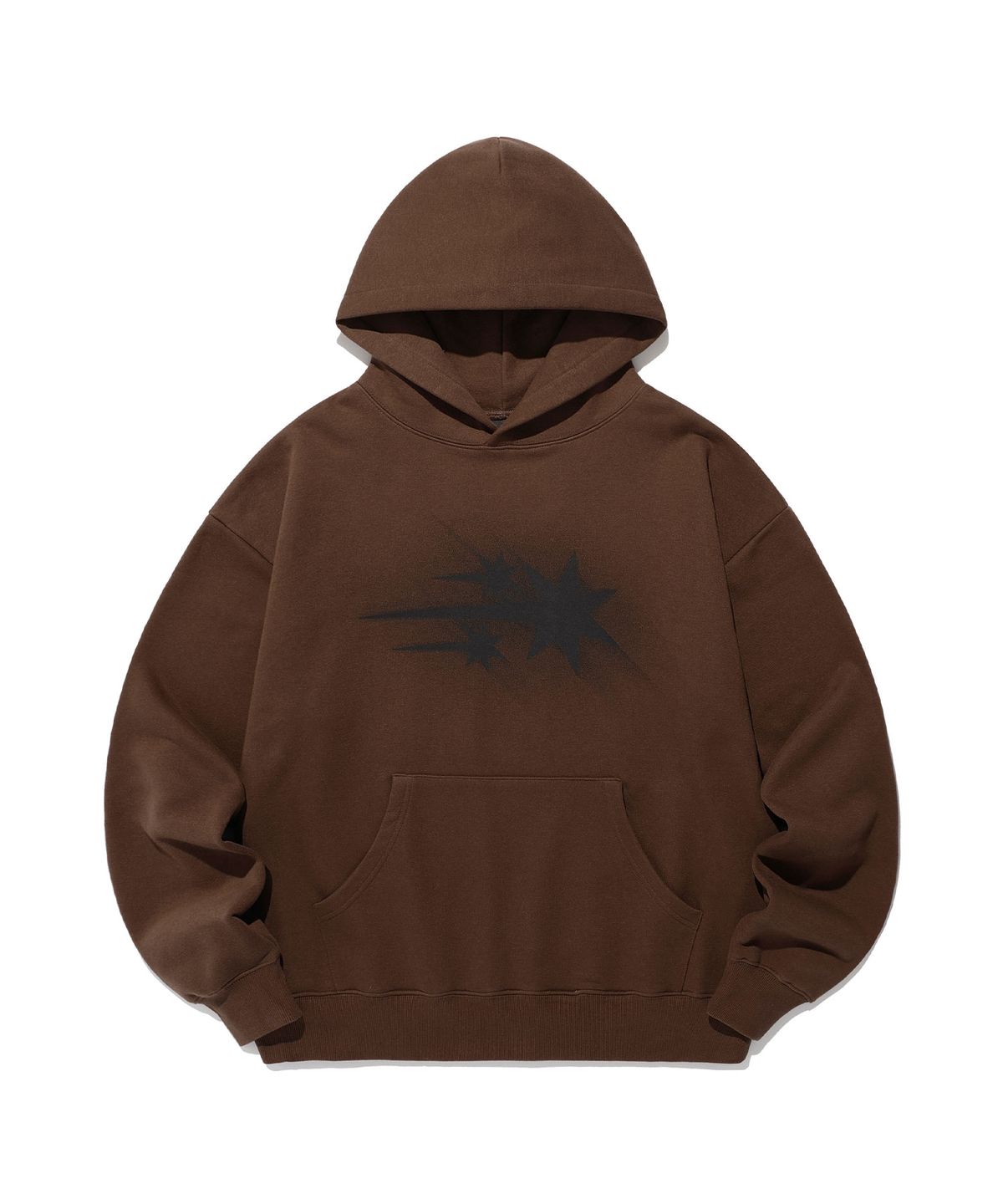 나이스고스트클럽(NICEGHOSTCLUB) MOVING SYMBOL HOODIE_BROWN(NG2EFUM416A)