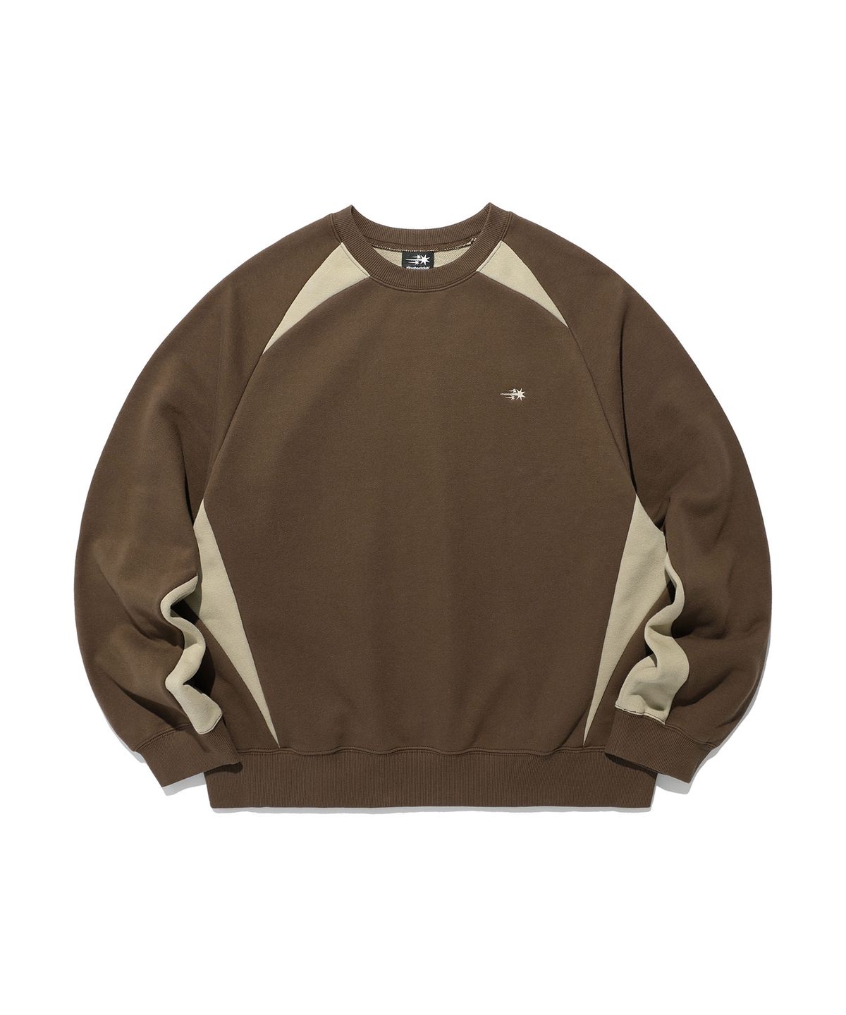 나이스고스트클럽(NICEGHOSTCLUB) SPORTY LINE SWEATSHIRTS_BROWN(NG2EFUM440A)