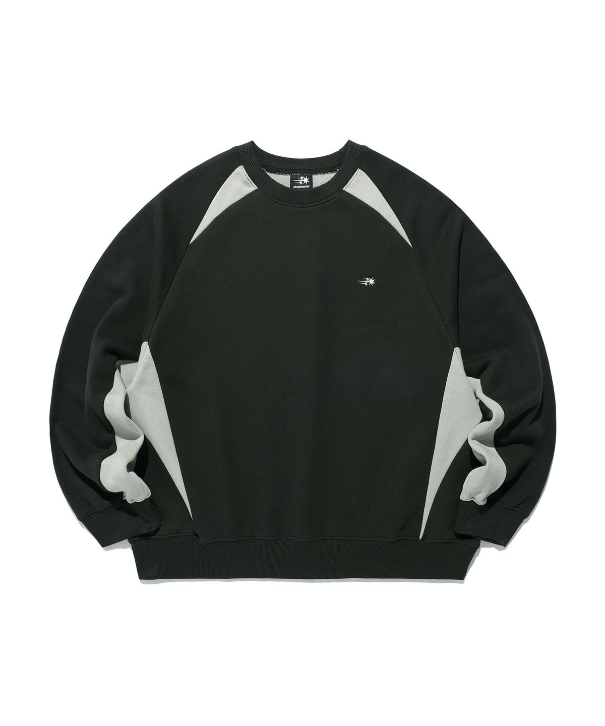 나이스고스트클럽(NICEGHOSTCLUB) SPORTY LINE SWEATSHIRTS_BLACK(NG2EFUM440A)