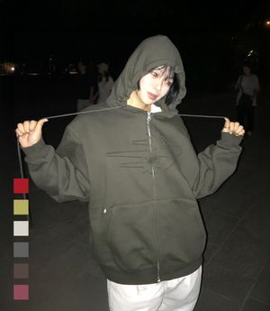 3STAR LOGO ZIP HOODIE_6colors(NG2EFUM480A)