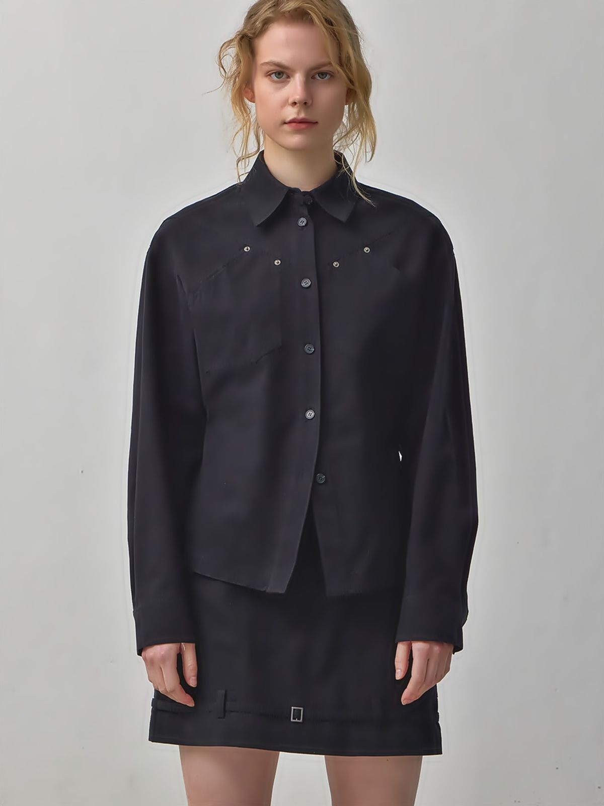 퍼블리카엑스(PUBLICKA X) SKYE SHIRT BLACK
