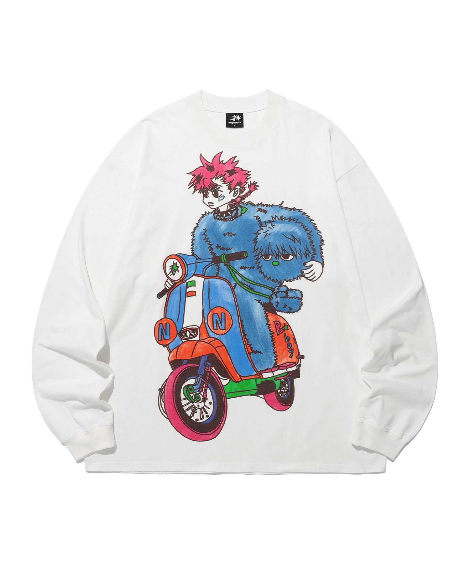 Nice Ghost Club★韓国★人気★MOTORCYCLE BLUE BOY BIG BIG TEE MUSINSA | NICE GHOST CLUB MOTORCYCLE BLUE BOY BIG BIG