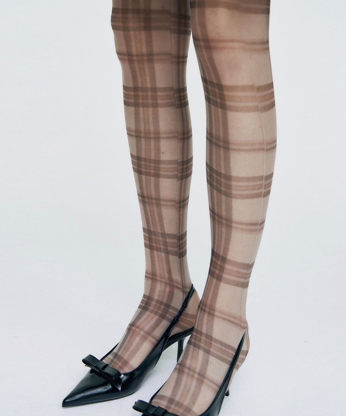 킴지수(KIMZISU) Plaid Check Stocking _ YELLOW