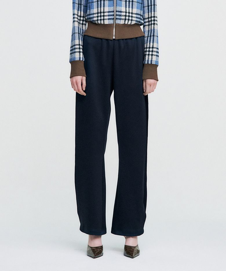 Logo Tape Track Pants _ NAVY