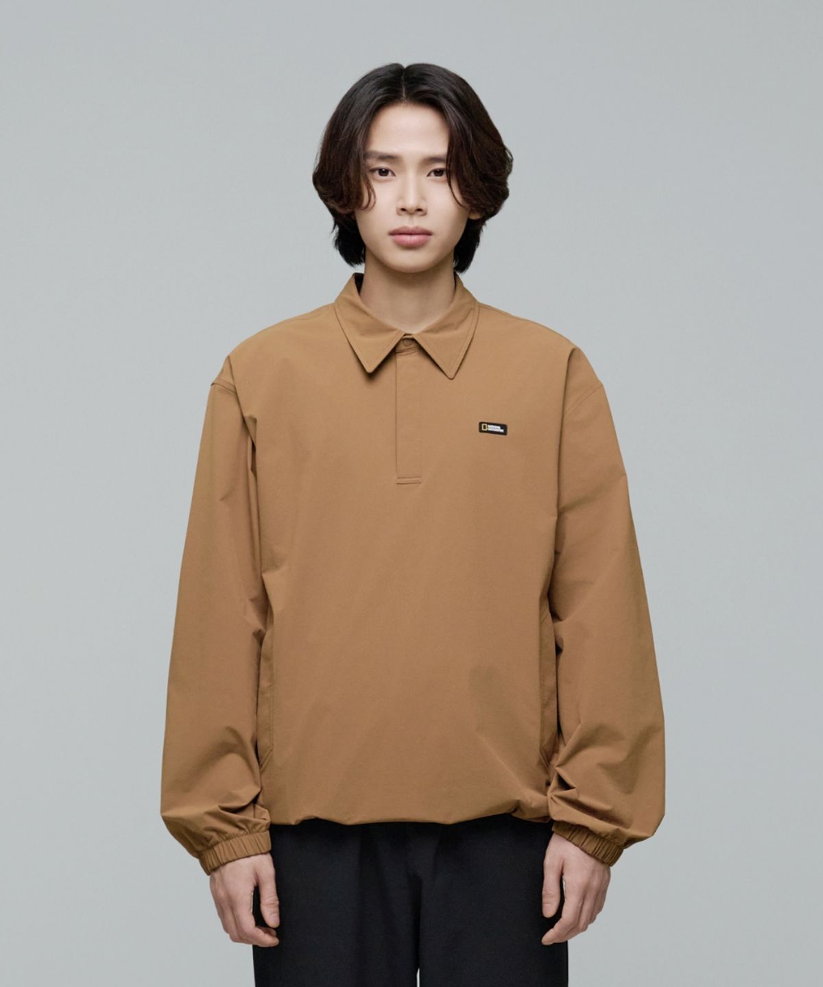 내셔널지오그래픽(NATIONALGEOGRAPHIC) N243USW031 아르켈론 우븐 카라형 티셔츠 S ORANGE