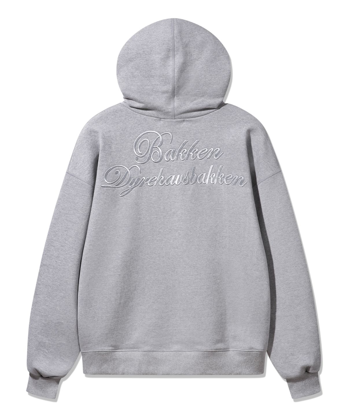바켄(BAKKEN) Back Lettering 후디 BK6797_그레이