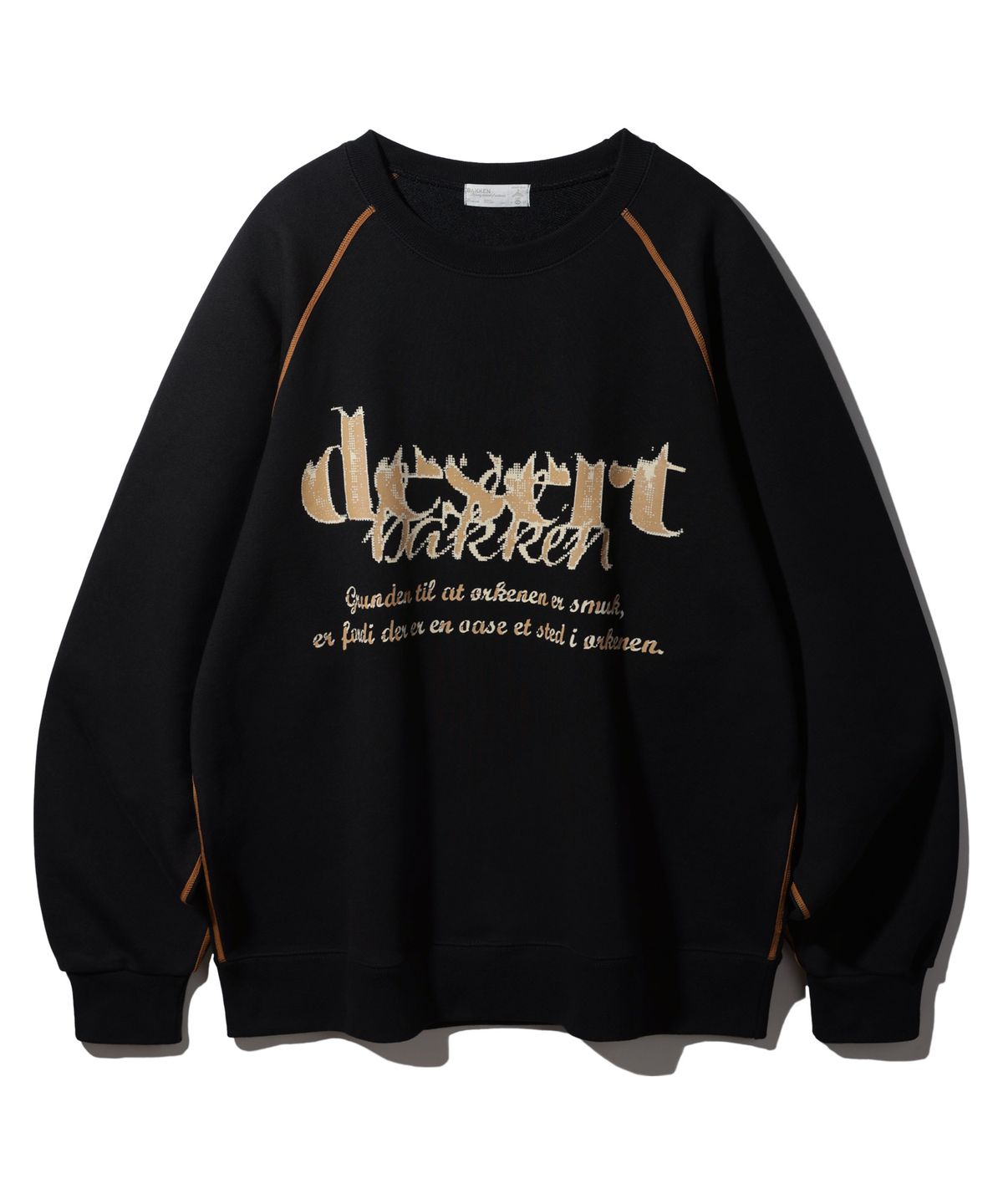 바켄(BAKKEN) Desert 스웨트셔츠 BK5979_블랙