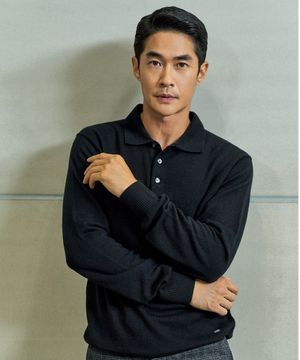 울 블랜디드 카라니트_블랙