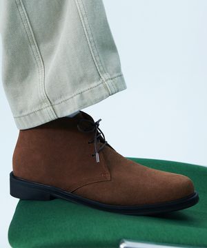 [SECOND.A] 베이직 라운드토 처커부츠 2NDF4900BS [BROWN]