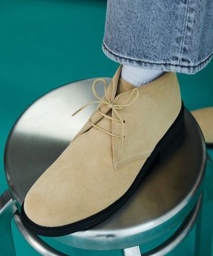 [SECOND.A] 베이직 라운드토 처커부츠 2NDF4900BS [CAMEL]