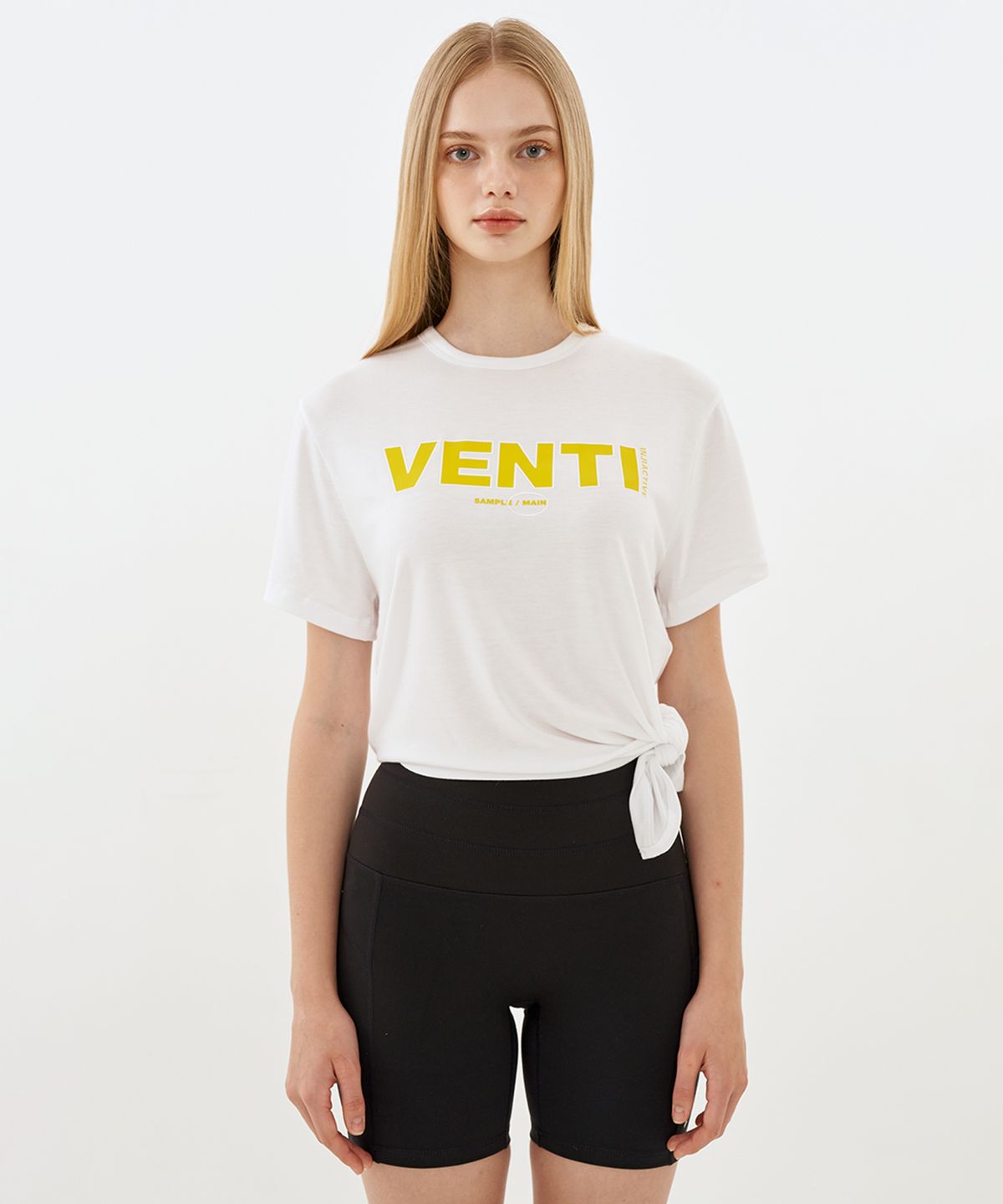 인지액티브(INJIACTIVE) VENTI T-SHIRT NEW VER. 화이트