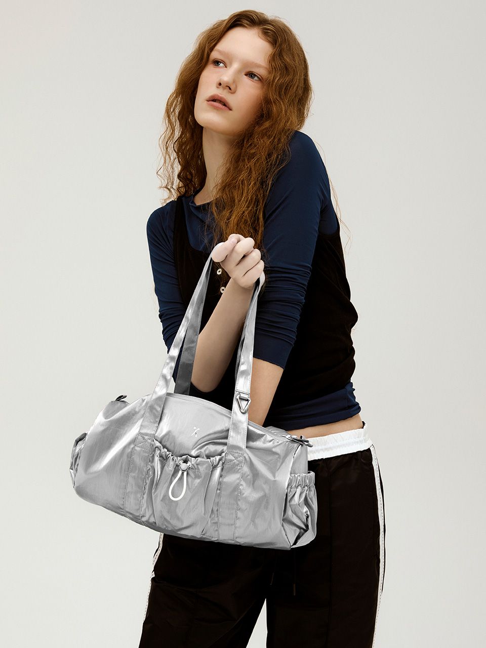 【JOSEPH&STACEY】24AW★Lightweight Glam Duffle Bag Lightweight Glam Duffle Bag Burgundy | JOSEPH AND STACEY