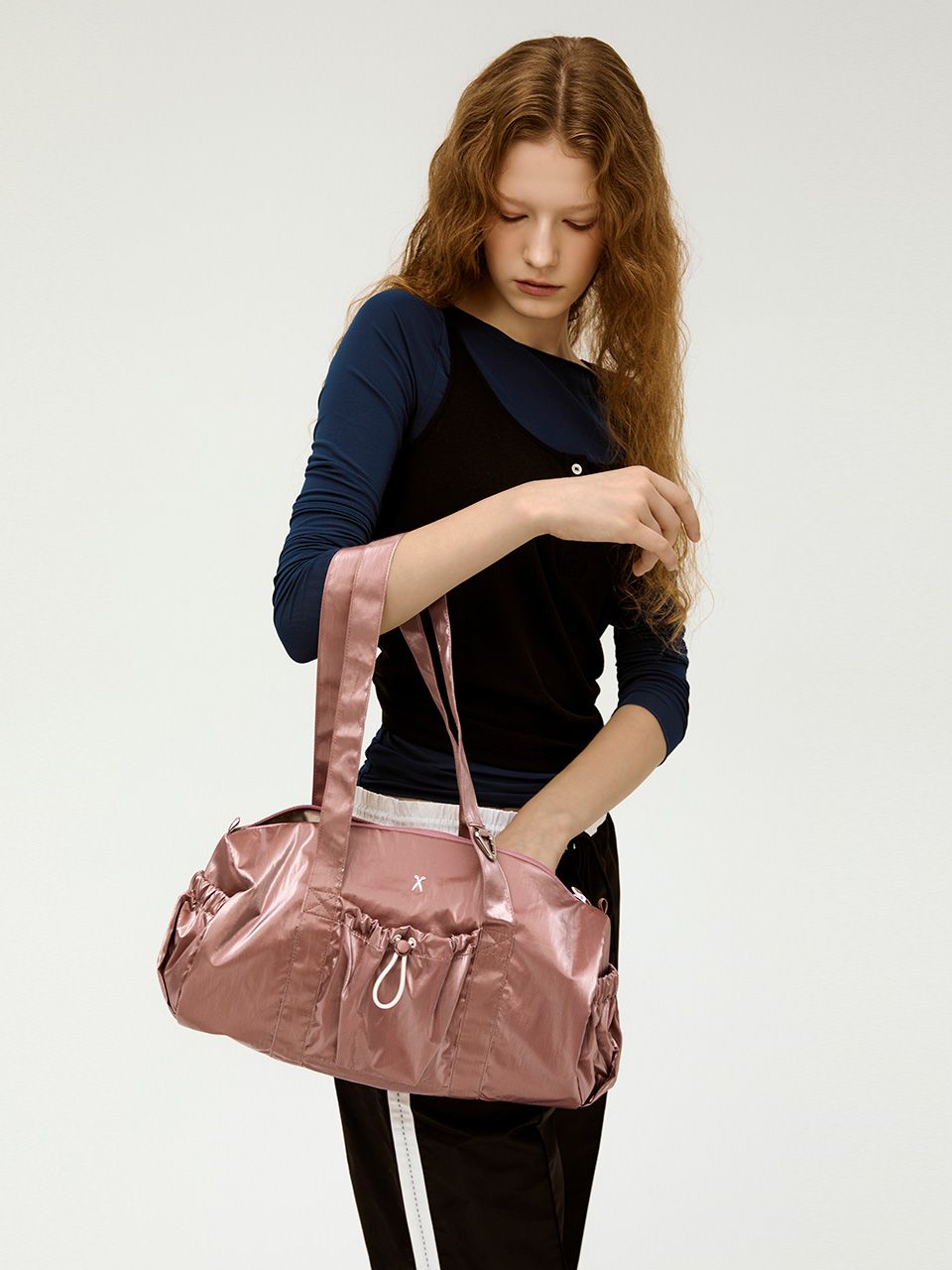 JOSEPH AND STACEY ■ Lightweight Glam Duffle Bag Lightweight Glam Duffle Bag Silver | JOSEPH AND STACEY